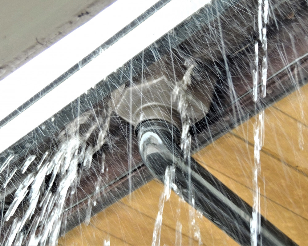 雨どいの写真